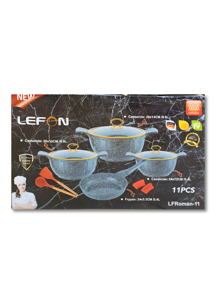 Roman 11pcs cookware -739