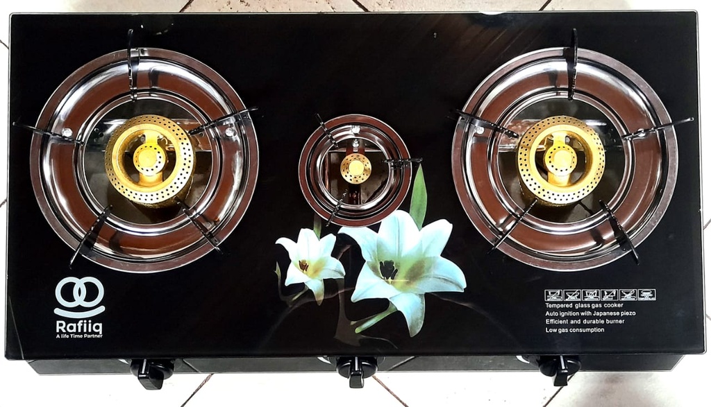 Glass stove 3 burner 