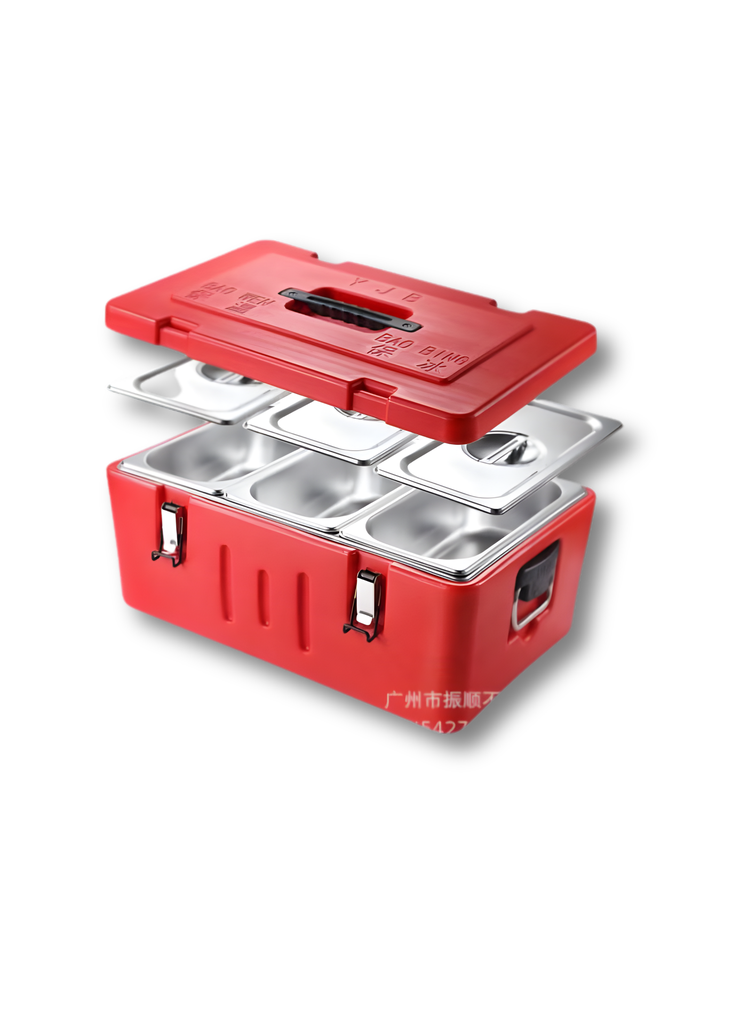 Thermal barrel 3 compartments 40L