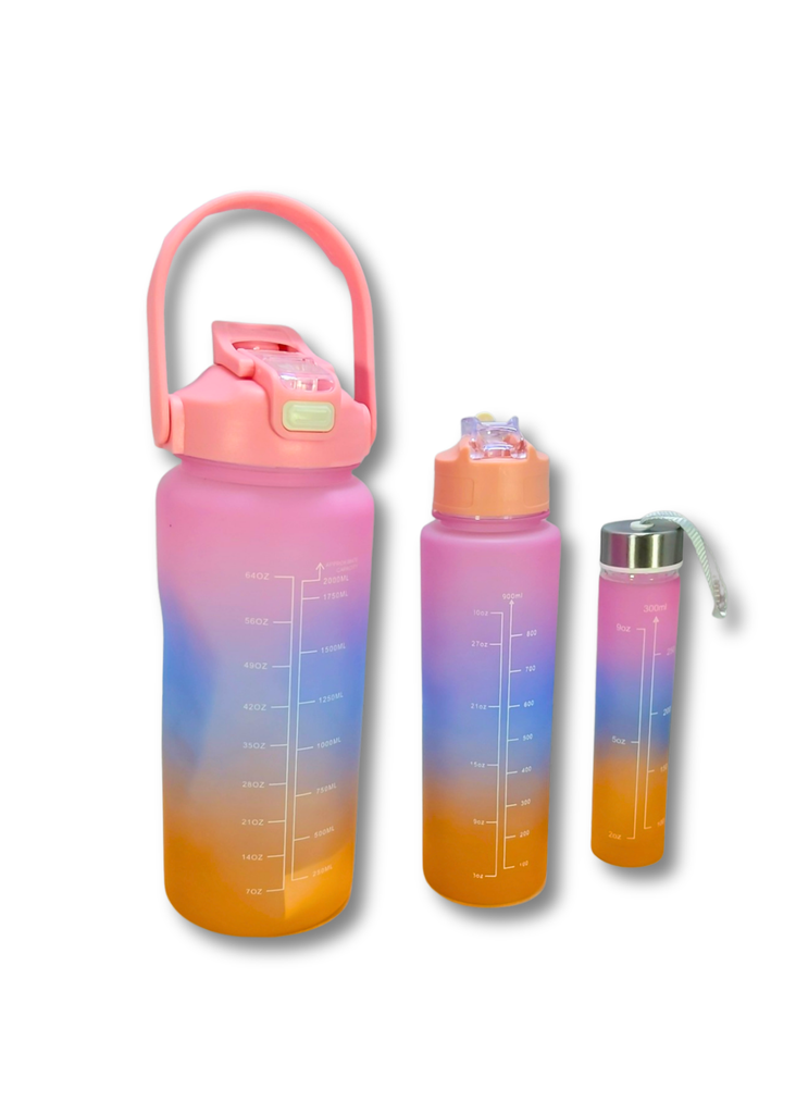 Water bottle 3in1, 2000/900/280ml 