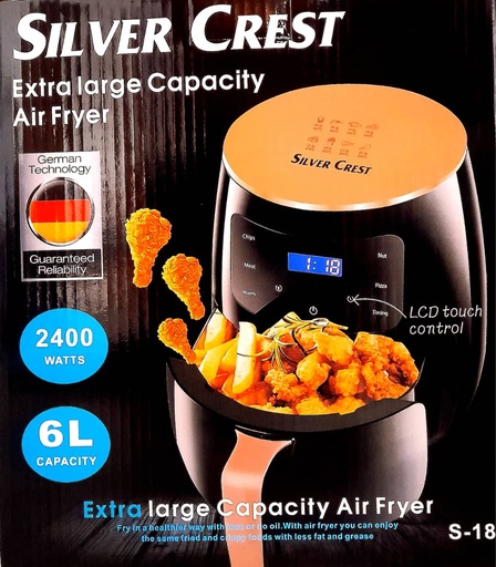 [AF-6L] Air fryer 6L sliver crest 