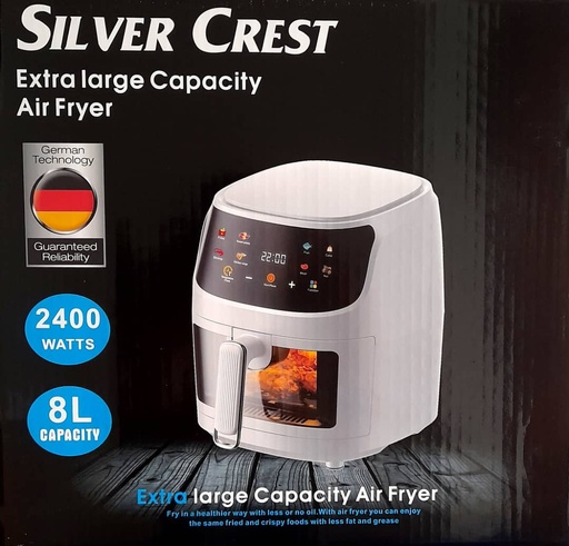[AF-8L] Air fryer 8l sliver crest 