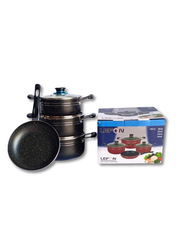 [LF-750] lefon cookware 7 pcs 