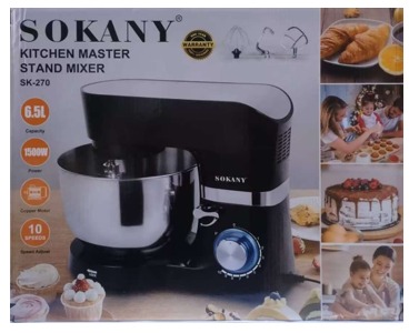 [SK-270]  SOKANY cake mixer 6.5L