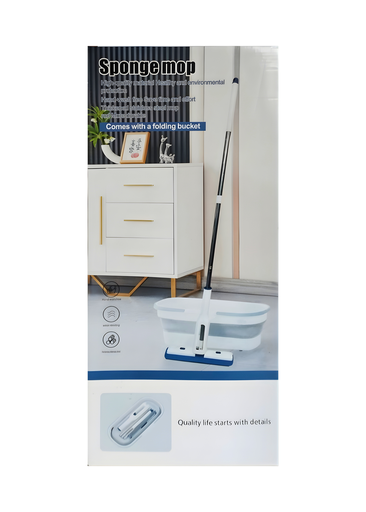 [Mop2] Mop Sponge mop with basket 1