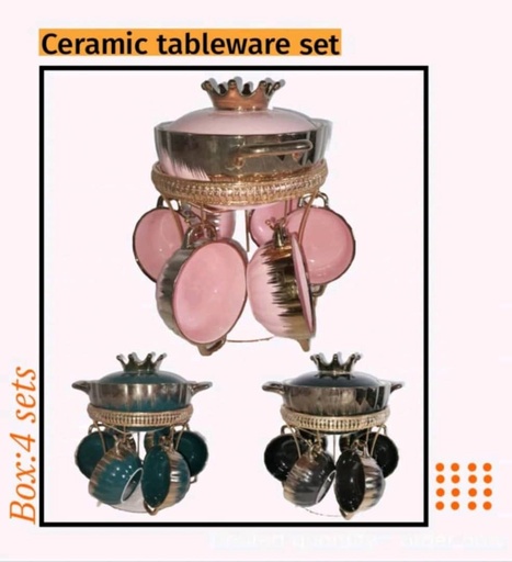 [CR7] Ceramic dinnerware 7pcs set
